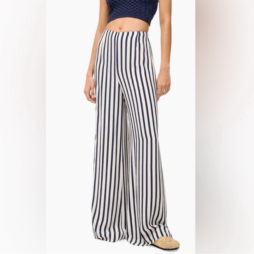 NWT STAUD Luke Stripe Pants - Picture 3 of 3